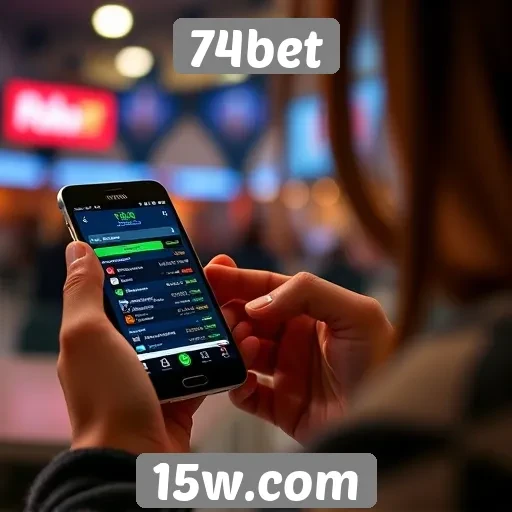 Experiência do usuário no 74bet em dispositivos móveis